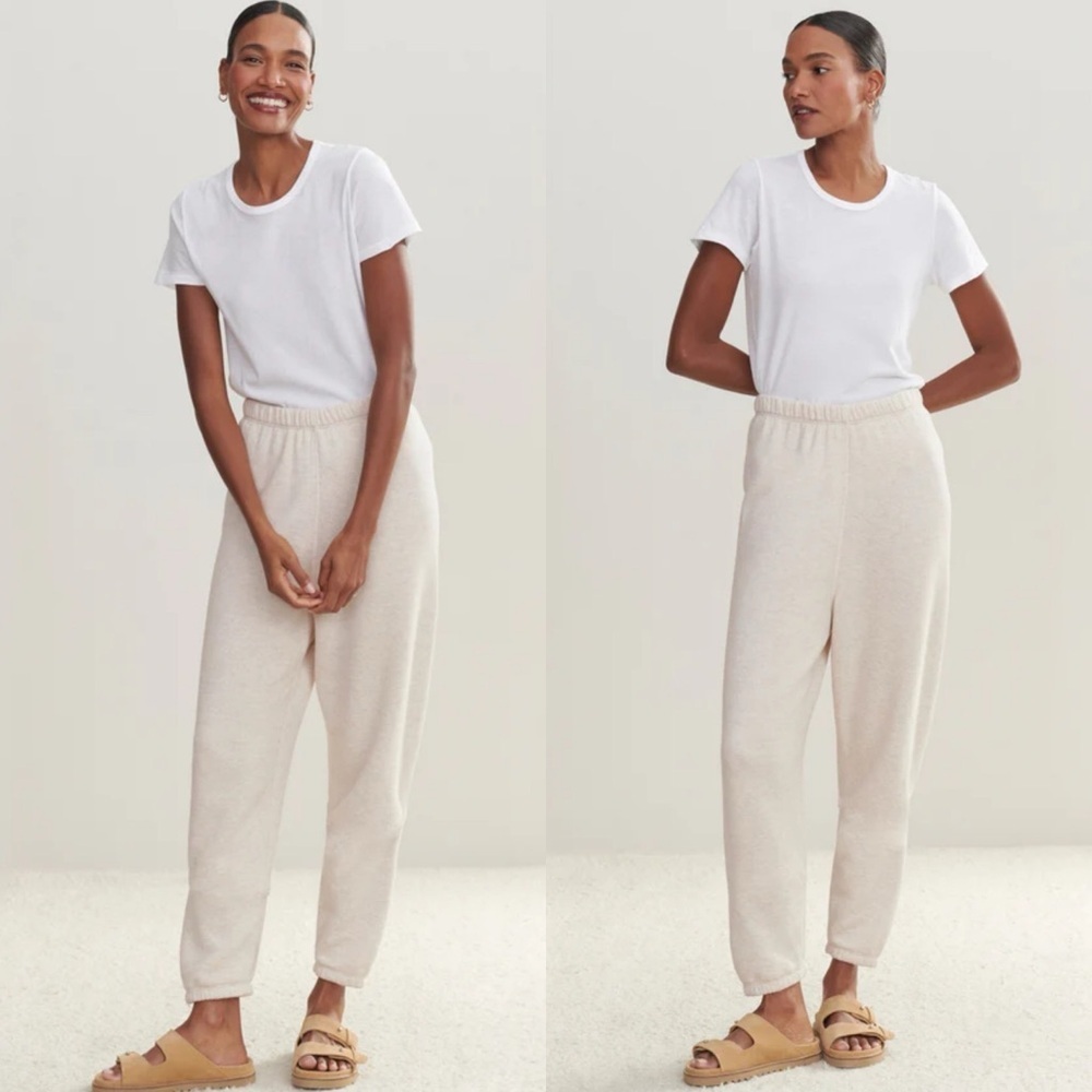 Jenni Kayne Cream Sweatpants